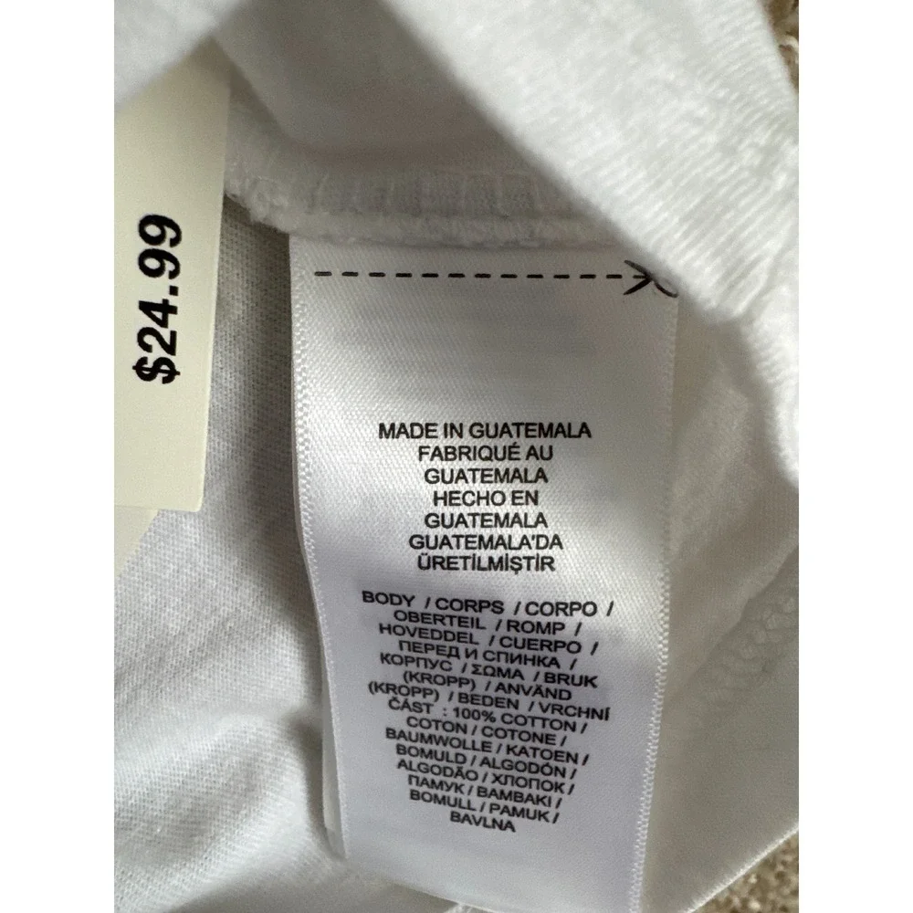 Ralph Lauren I Love Polo Heart Baby T-Shirt White Cotton Size‎ 9M New NWT